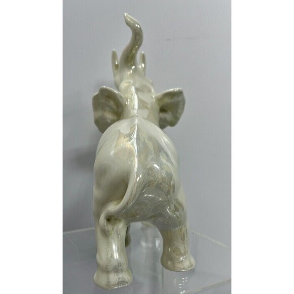 Marked RC White Elephant Figurine Mid Century Modern MCM - Picture 4 of 16